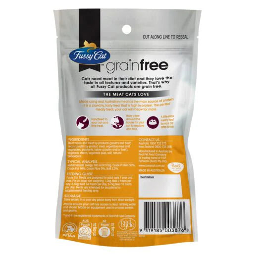 Go Raw Pet Products - Fussy Cat Crunchers Chicken 100g