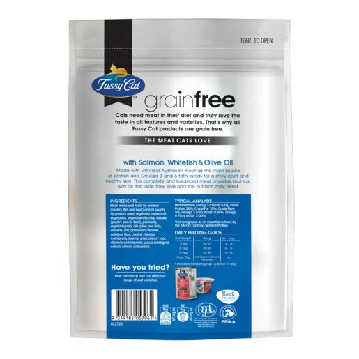 Go Raw Pet Products - Fussy Cat Salmon White Fish Olive Oil