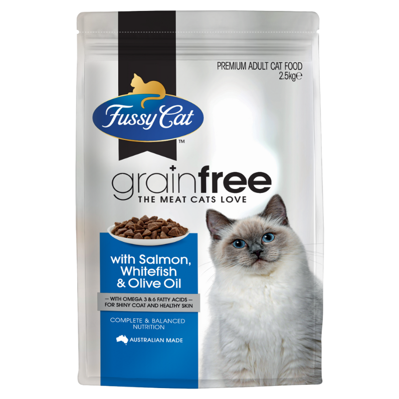 Fussy Cat Salmon WhiteFish & Olive Oil - Go Raw Pet Food