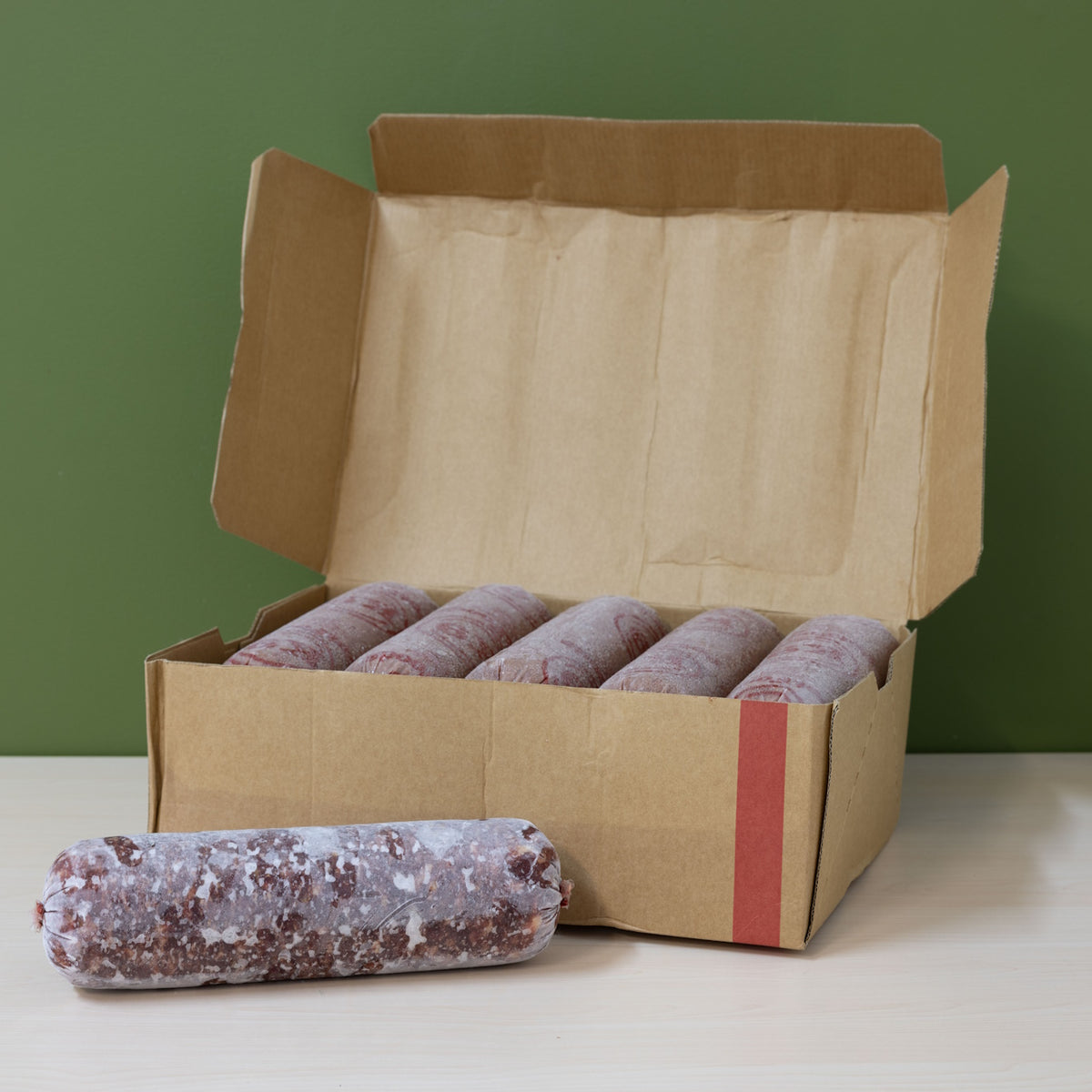 Beef and Heart 1.8kg Roll - Go Raw Pet Food NZ