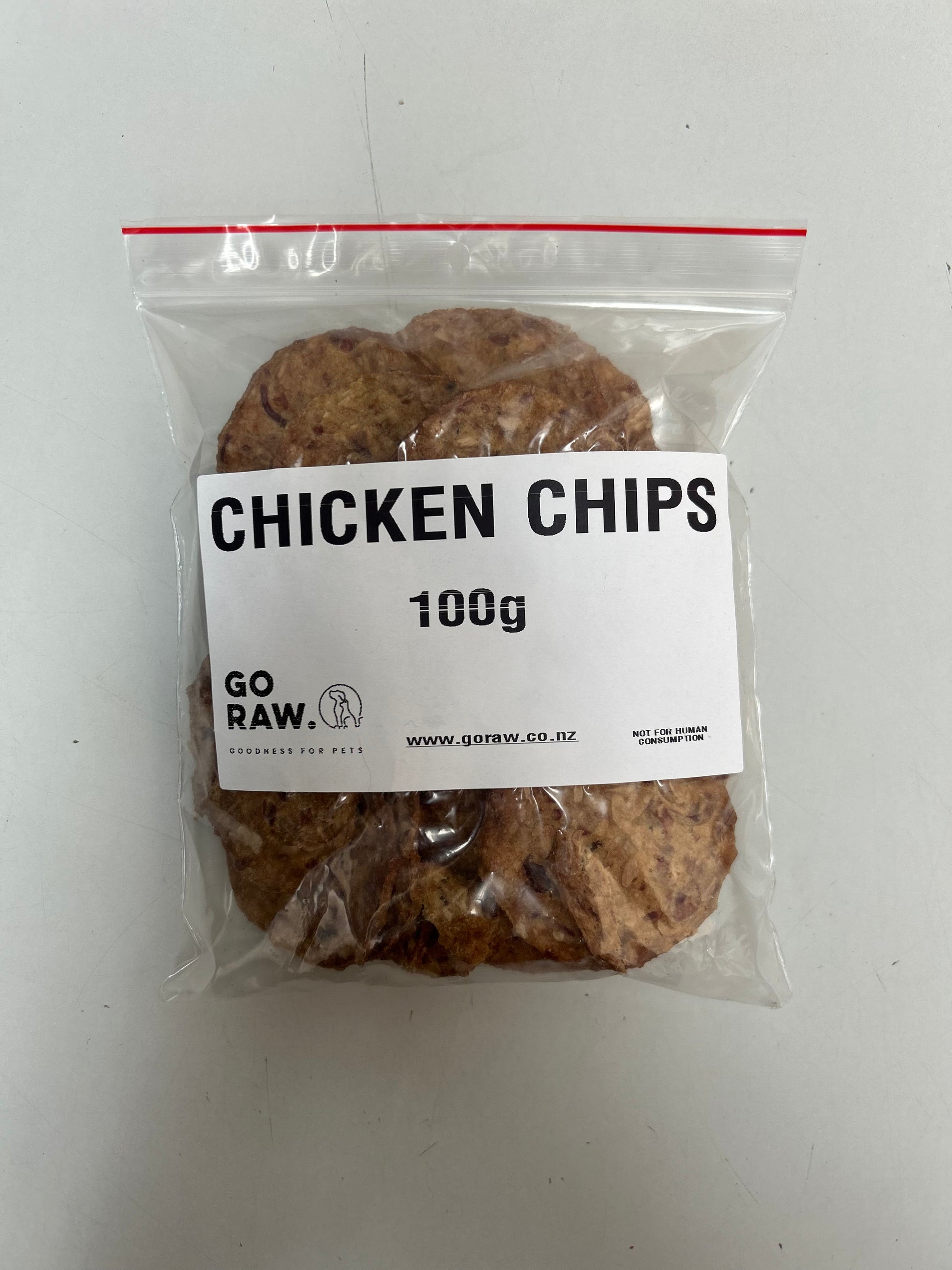 Go Raw Pet Food - Chicken Chips 100g