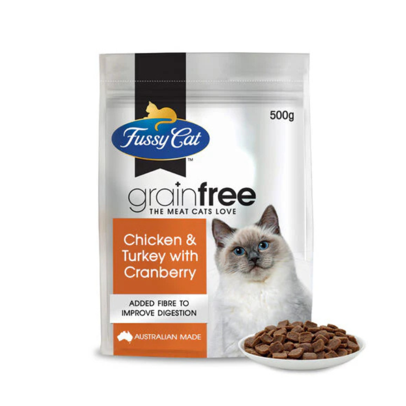 Fussy Cat - Chicken & turkey with Cranberry - Go Raw Pet Food NZ
