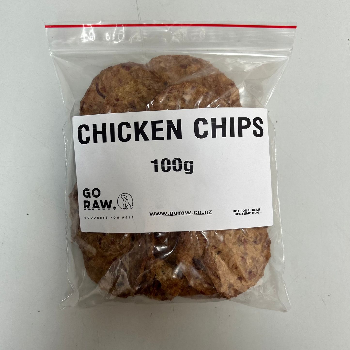 Go Raw Pet Food - Chicken Chips 100g