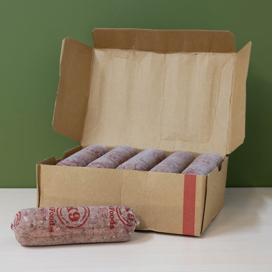 Lamb & Heart 1.8kg Roll Bulk Box - Go Raw Pet Food NZ
