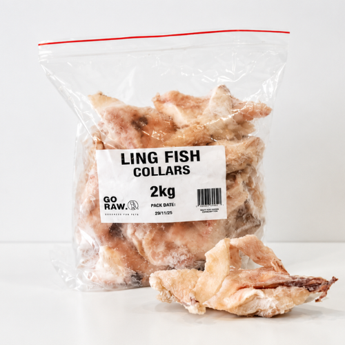 Ling Collars 2kg - Go Raw Pet Food NZ