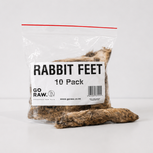 Rabbit Feet 10pk - Go Raw Pet Food NZ
