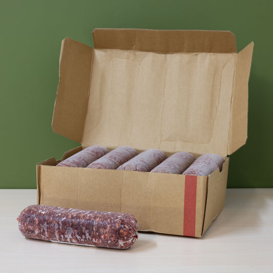 Steak Kidney Kiwifruit 1.8kg Roll Bulk Box - Go Raw Pet Food NZ