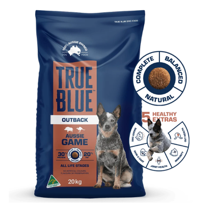 True Blue Outback 20kg - Aussie Game - Go Raw Pet Food NZ