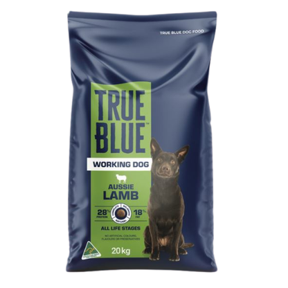 True Blue Working Dog Lamb 20kg - Go Raw Pet Food NZ
