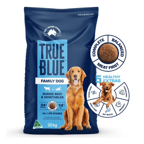 True Blue family Dog 20kg - Go Raw Pet Food NZ