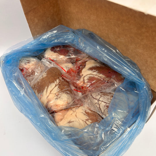Veal Hearts 2.5kg - Go Raw Pet Food NZ