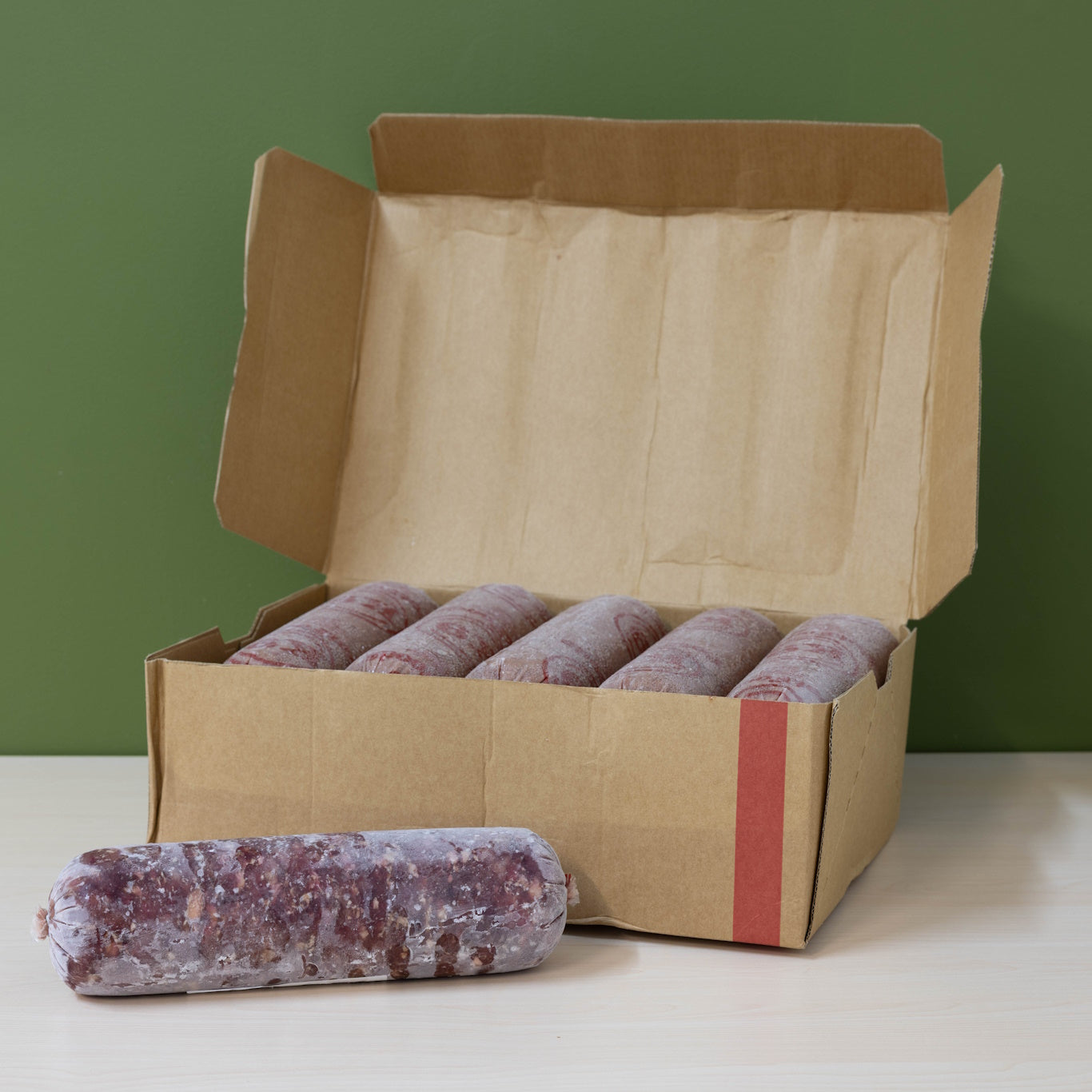 Veal_and_Heart_1.8kg_Roll_-_Go_Raw_Pet_Food_NZ