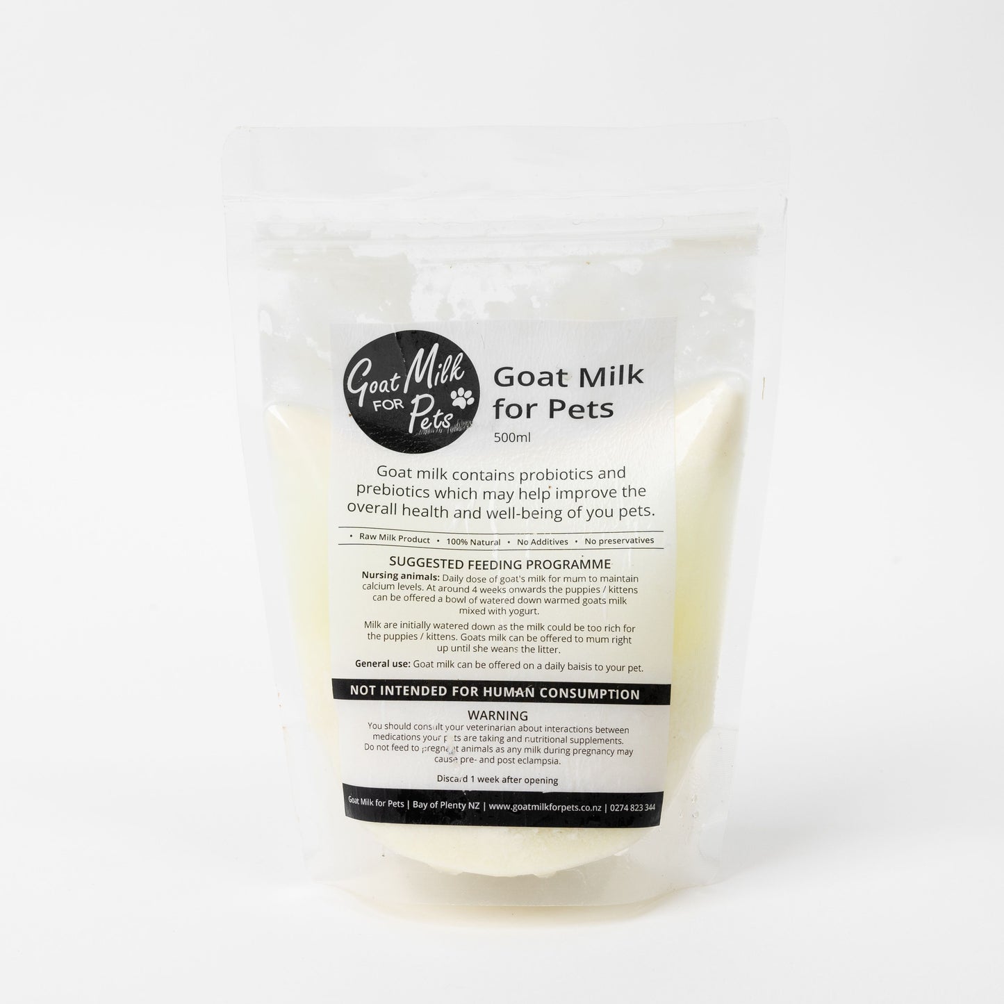 Goats Milk Raw 350ml