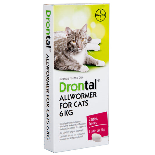 Go Raw Pet Products - Drontal All Wormer Cat 